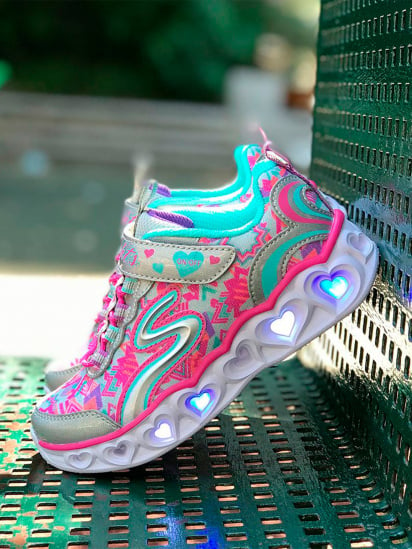 Косметическая повязка Skechers S Lights: Heart Lights модель 20180L SMLT — фото 6 - INTERTOP