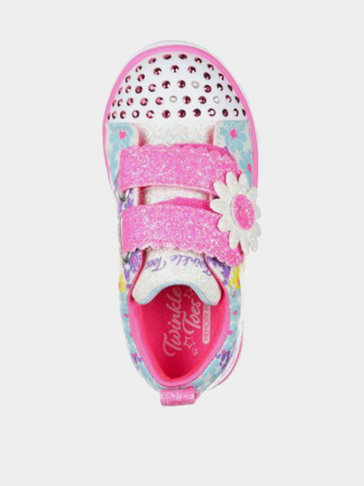 Кеды низкие Skechers Twinkle Toes®: Sparkle Lite - Mini Blooms модель 314762N WMLT — фото 3 - INTERTOP