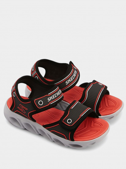 Сандалии Skechers Hypno-Flash 3.0 модель 90522L BKRD — фото 5 - INTERTOP