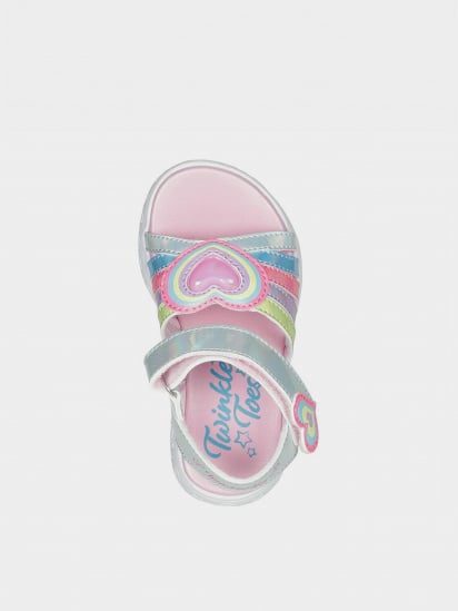 Сандалии Skechers Twinkle Sparks: Rainbow Shines - Heart Cuties модель 314886N SMLT — фото 4 - INTERTOP