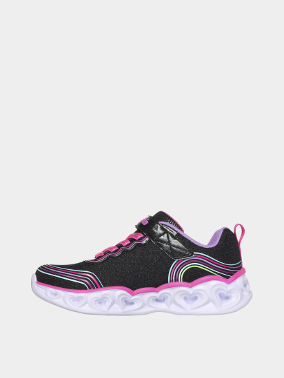 Кроссовки Skechers Heart Lights - Retro Hearts модель 302689L BKMT — фото - INTERTOP