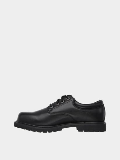 Полуботинки Skechers Work Relaxed Fit: Cottonwood - Elks SR модель 77041EC BLK — фото - INTERTOP