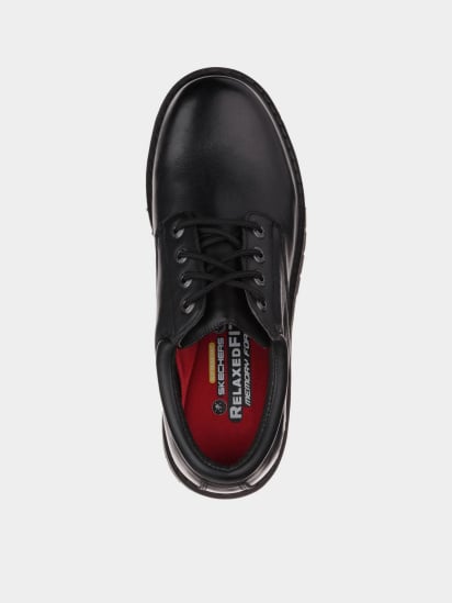 Полуботинки Skechers Work Relaxed Fit: Cottonwood - Elks SR модель 77041EC BLK — фото 5 - INTERTOP