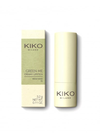 KIKO MILANO ­Кремовая помада для губ GREEN ME модель KM000000150001B — фото - INTERTOP
