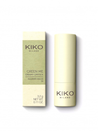 KIKO MILANO ­Кремова помада для губ GREEN ME модель KM000000150004B — фото - INTERTOP