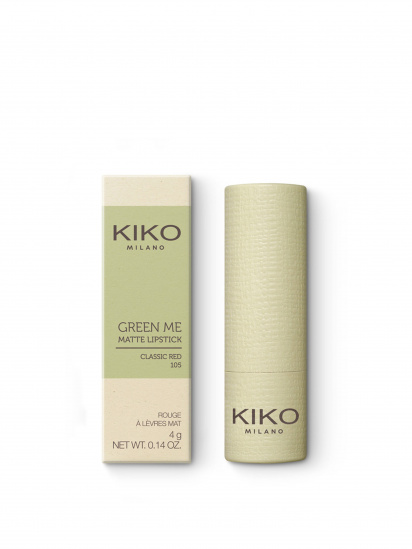 KIKO MILANO ­Матовая помада для губ GREEN ME модель KM000000059105B — фото - INTERTOP