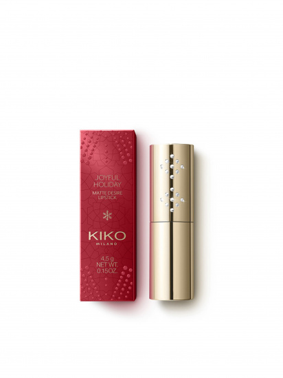 KIKO MILANO ­Матова помада для губ JOYFUL HOLIDAY модель KC000000546002B — фото - INTERTOP