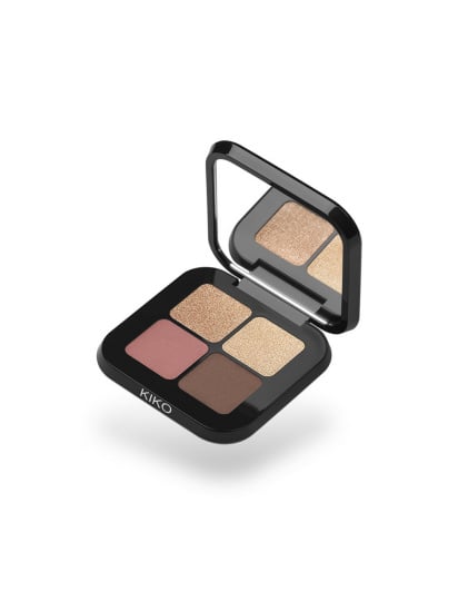 KIKO MILANO ­Палетка тіней Bright Quartet Eyeshadow Palette модель KM000000307002B — фото - INTERTOP