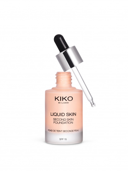 KIKO MILANO ­Тональна основа SPF 15 Liquid Skin Second Skin Foundation модель KM0010110700144 — фото - INTERTOP