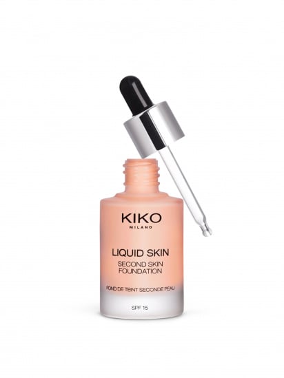 KIKO MILANO ­Тональна основа SPF 15 Liquid Skin Second Skin Foundation модель KM0010110700344 — фото - INTERTOP