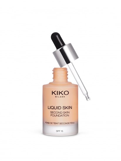 KIKO MILANO ­Тональна основа SPF 15 Liquid Skin Second Skin Foundation модель KM0010110700644 — фото - INTERTOP