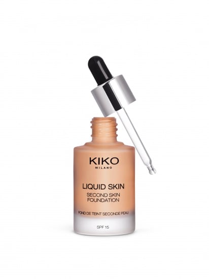 KIKO MILANO ­Тональная основа SPF 15 Liquid Skin Second Skin Foundation модель KM0010110700744 — фото - INTERTOP