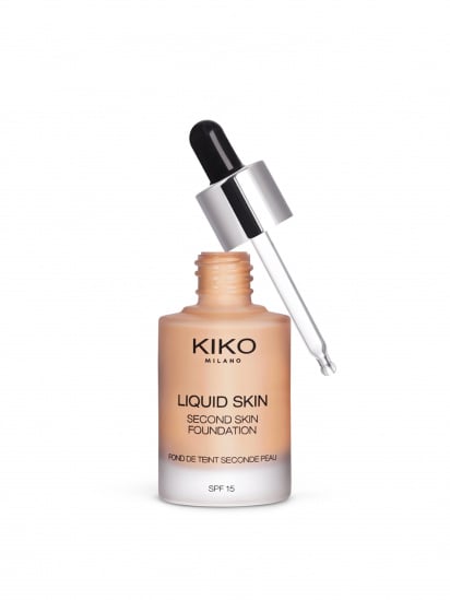 KIKO MILANO ­Тональная основа SPF 15 Liquid Skin Second Skin Foundation модель KM0010110701044 — фото - INTERTOP
