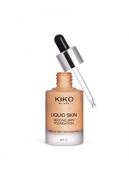 KIKO MILANO ­Тональна основа SPF 15 Liquid Skin Second Skin Foundation модель KM0010110701144 — фото - INTERTOP