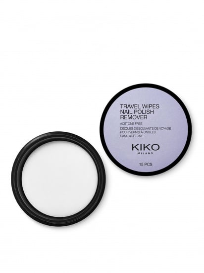 KIKO MILANO ­Серветки для знаття лаку Travel Wipes Nail Polish Remover модель KM0040302900044 — фото - INTERTOP