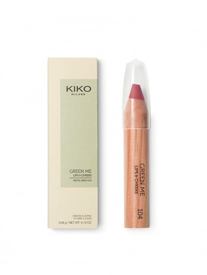 KIKO MILANO ­Румяна для губ & щек GREEN ME модель KM090204009104A — фото - INTERTOP