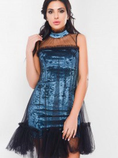 Платье мини CARICA модель KP1010618 — фото - INTERTOP
