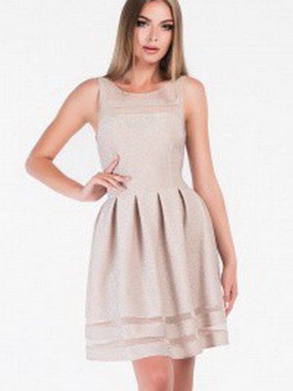 Платье мини CARICA модель KP1017925 — фото - INTERTOP