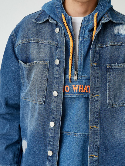 Джинсовая куртка Koton модель 2kam53016ld600 — фото 3 - INTERTOP