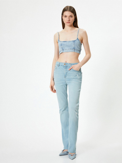 Прямые джинсы Koton модель 4SAL40221MDLGT — фото 3 - INTERTOP