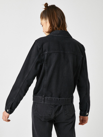 Джинсовая куртка Koton модель 1KAK57022ODBLK — фото 4 - INTERTOP