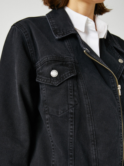 Джинсовая куртка Koton модель 1KAK57022ODBLK — фото 5 - INTERTOP