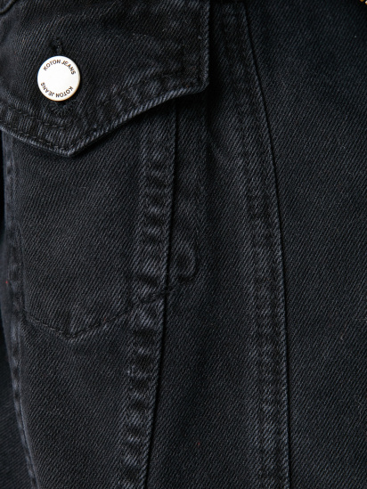 Джинсовая куртка Koton модель 1KAK57022ODBLK — фото 6 - INTERTOP