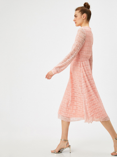 Платье миди Koton модель 1YAK84605FK272 — фото - INTERTOP