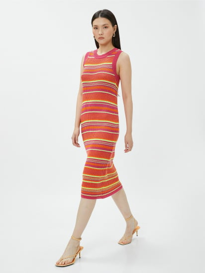 Платье миди Koton модель 3SAK80004HT2S7 — фото 6 - INTERTOP