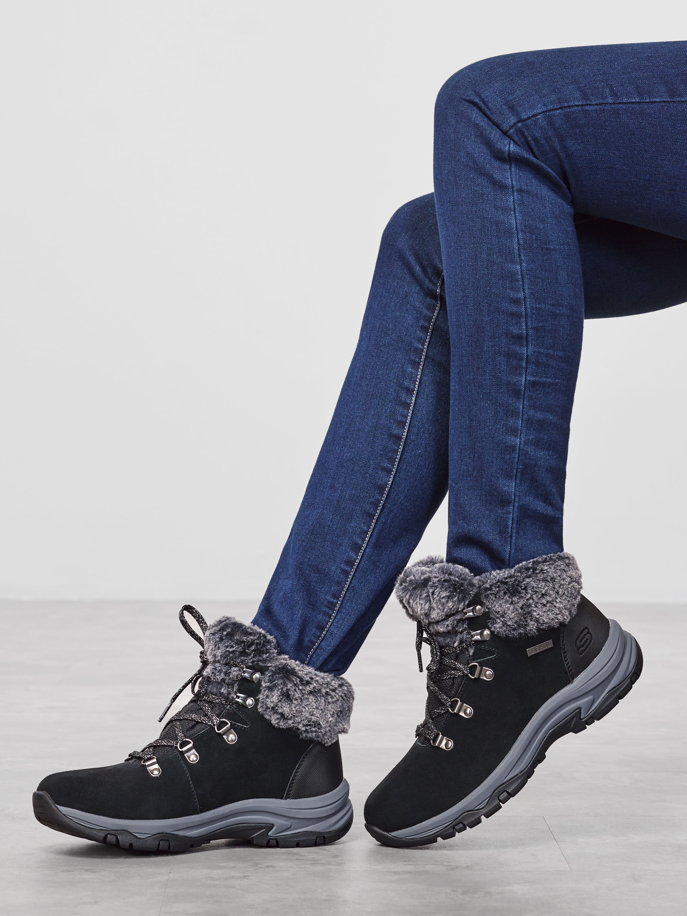 Ботинки Skechers Relaxed Fit® Trego - Falls Finest 167178 BLK для ...