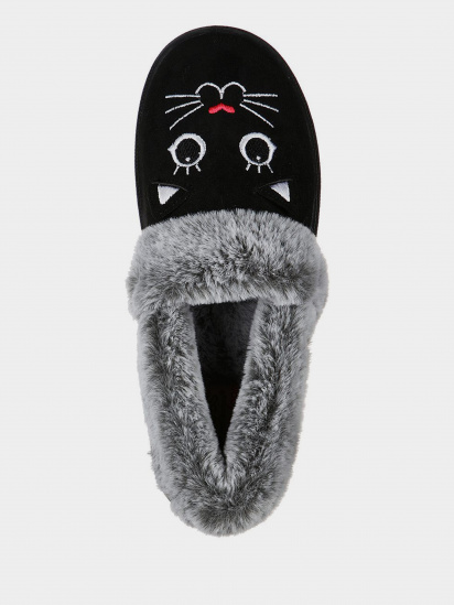Тапки Skechers BOBS Too Cozy - Meow Pajamas модель 33355 BLK — фото 4 - INTERTOP