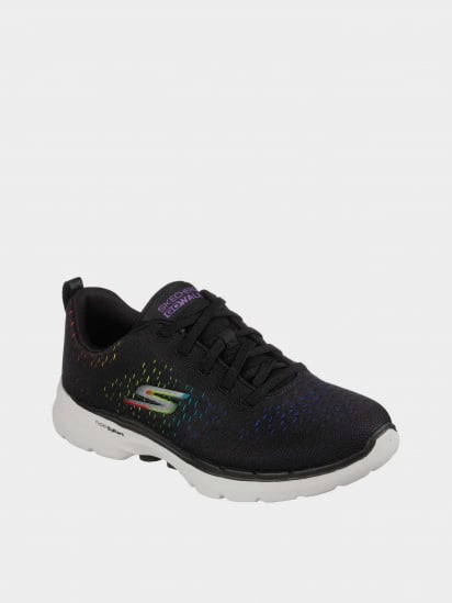 Кросівки для тренувань Skechers GOwalk 6 - Vibrant Energy модель 124520 BKMT — фото 4 - INTERTOP