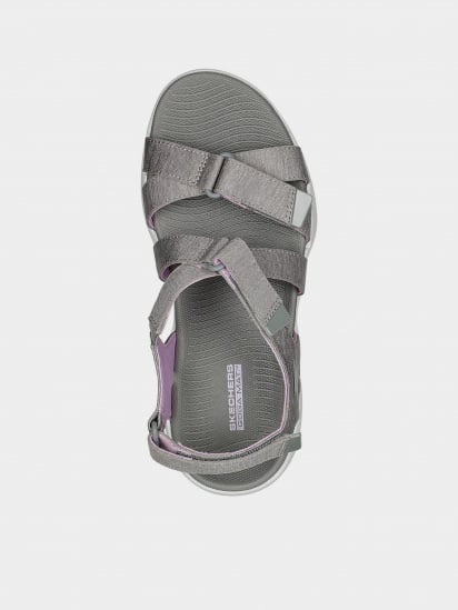 Сандалії Skechers GO WALK 6 Sandal – Limitless модель 140650 GRY — фото 4 - INTERTOP