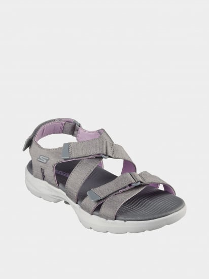 Сандалії Skechers GO WALK 6 Sandal – Limitless модель 140650 GRY — фото 5 - INTERTOP