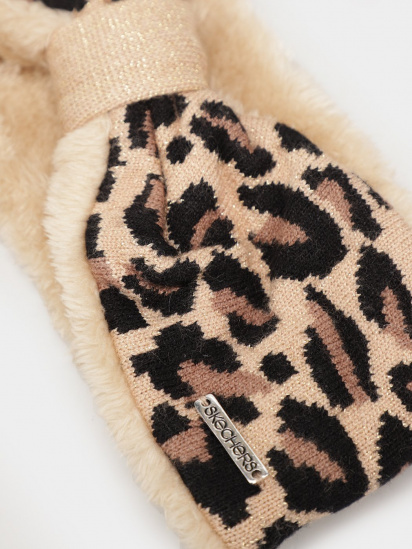 Пов'язка на голову Skechers Leopard Jacquard Knit Heaswrap модель SLK4748LPD — фото - INTERTOP