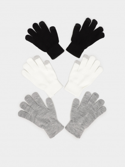 Перчатки Skechers 3 Pack Magic Gloves модель SLK83015BKMT — фото - INTERTOP