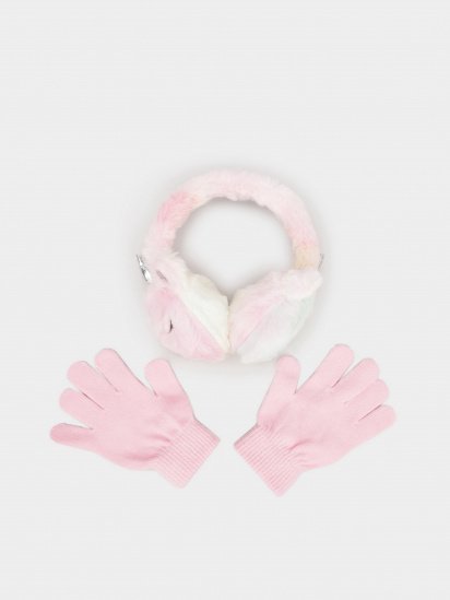 Шапка/перчатки Skechers Unicorn Tiedye Earmuffs and Glove Set модель SGC6016PNK — фото - INTERTOP