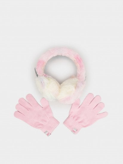 Шапка/перчатки Skechers Unicorn Tiedye Earmuffs and Glove Set модель SGC6016PNK — фото - INTERTOP