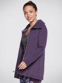 Фиолетовый - Демисезонная куртка Skechers Snuggle