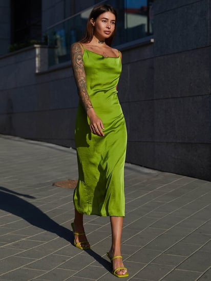 Платье миди Jadone Fashion модель Kalipso_fistashka — фото 5 - INTERTOP