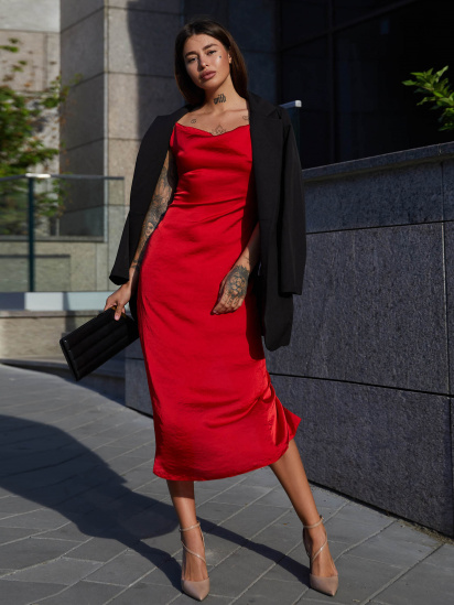 Платье миди Jadone Fashion модель Kalipso_red — фото - INTERTOP