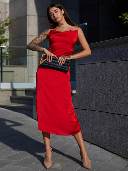 Платье миди Jadone Fashion модель Kalipso_red — фото 4 - INTERTOP