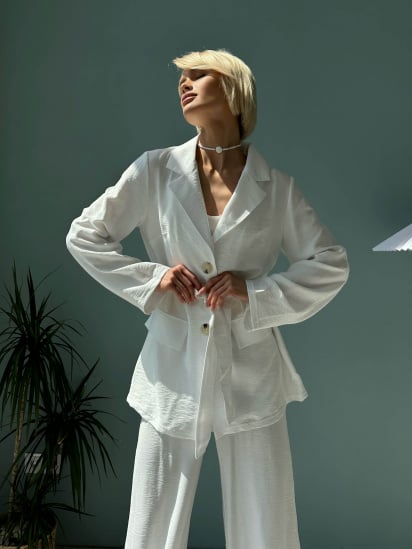 Діловий костюм Jadone Fashion модель Kostyum_Hiant_bil — фото 6 - INTERTOP