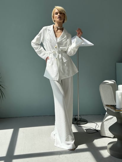 Діловий костюм Jadone Fashion модель Kostyum_Hiant_bil — фото - INTERTOP