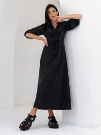 Чёрный - Платье макси Jadone Fashion