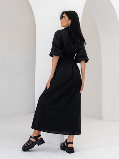 Платье макси Jadone Fashion модель Kristin_black — фото - INTERTOP