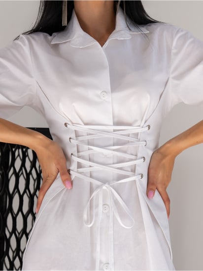 Платье макси Jadone Fashion модель Kristin_white — фото 4 - INTERTOP