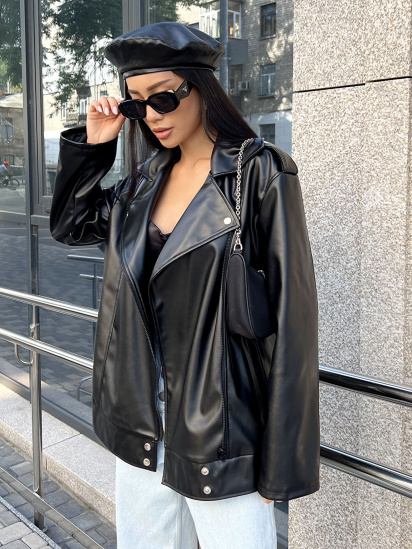 Шкіряна куртка Jadone Fashion модель Kurtka_Derbi_chorn — фото 3 - INTERTOP