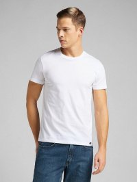 Білий - Набір футболок Lee Twin Pack Crew