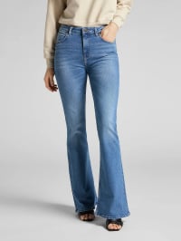 Голубой - Расклешенные джинсы Lee Breese